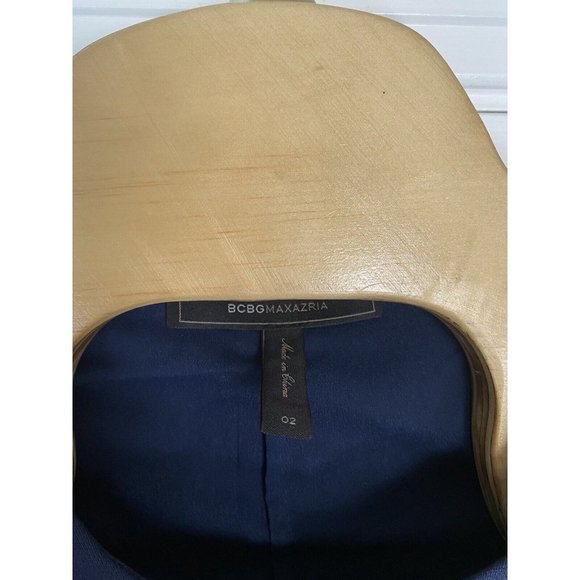 BCBG Maxazria‎ Women’s Short Sleeve Kammy Mini Dress Navy Blue 2 Pockets - Picture 3 of 8